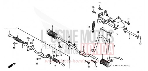 BEQUILLE/MARCHE PK50L de 1990
